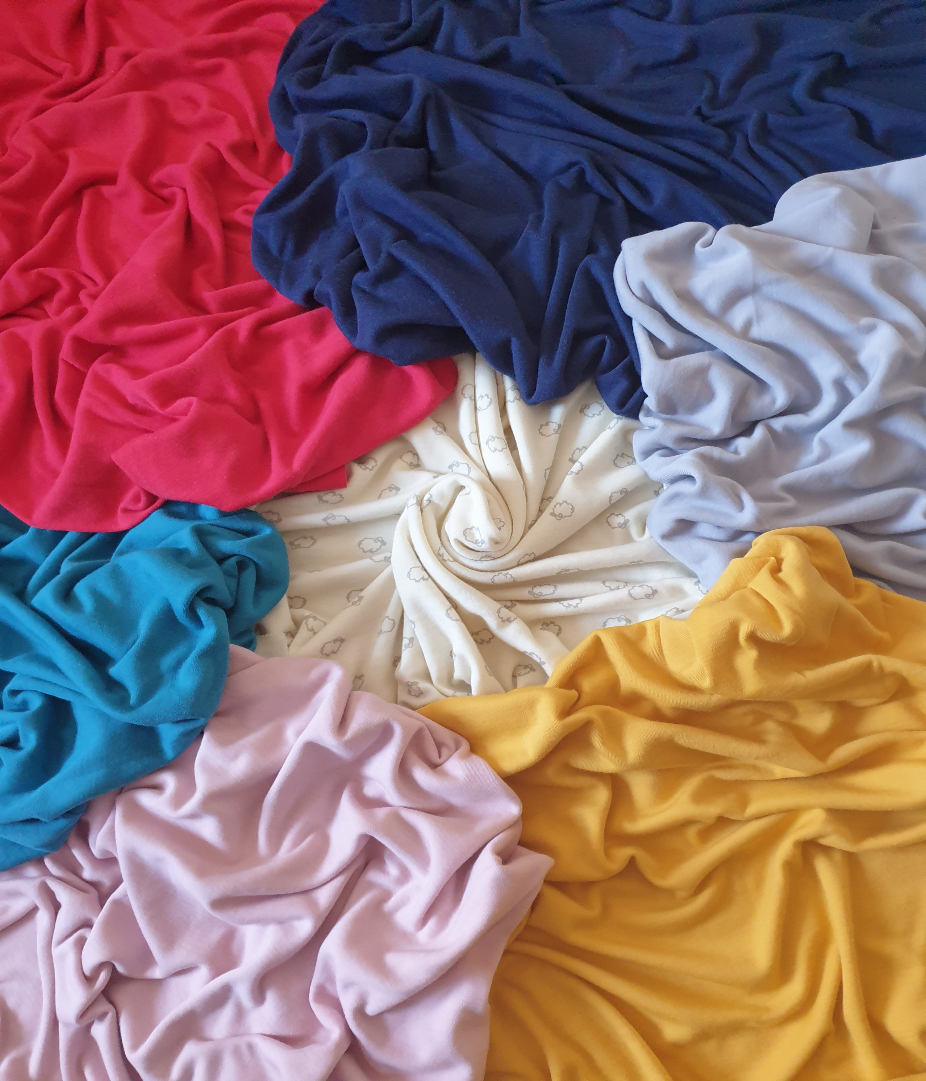 Stoffmuster - 5 Stück