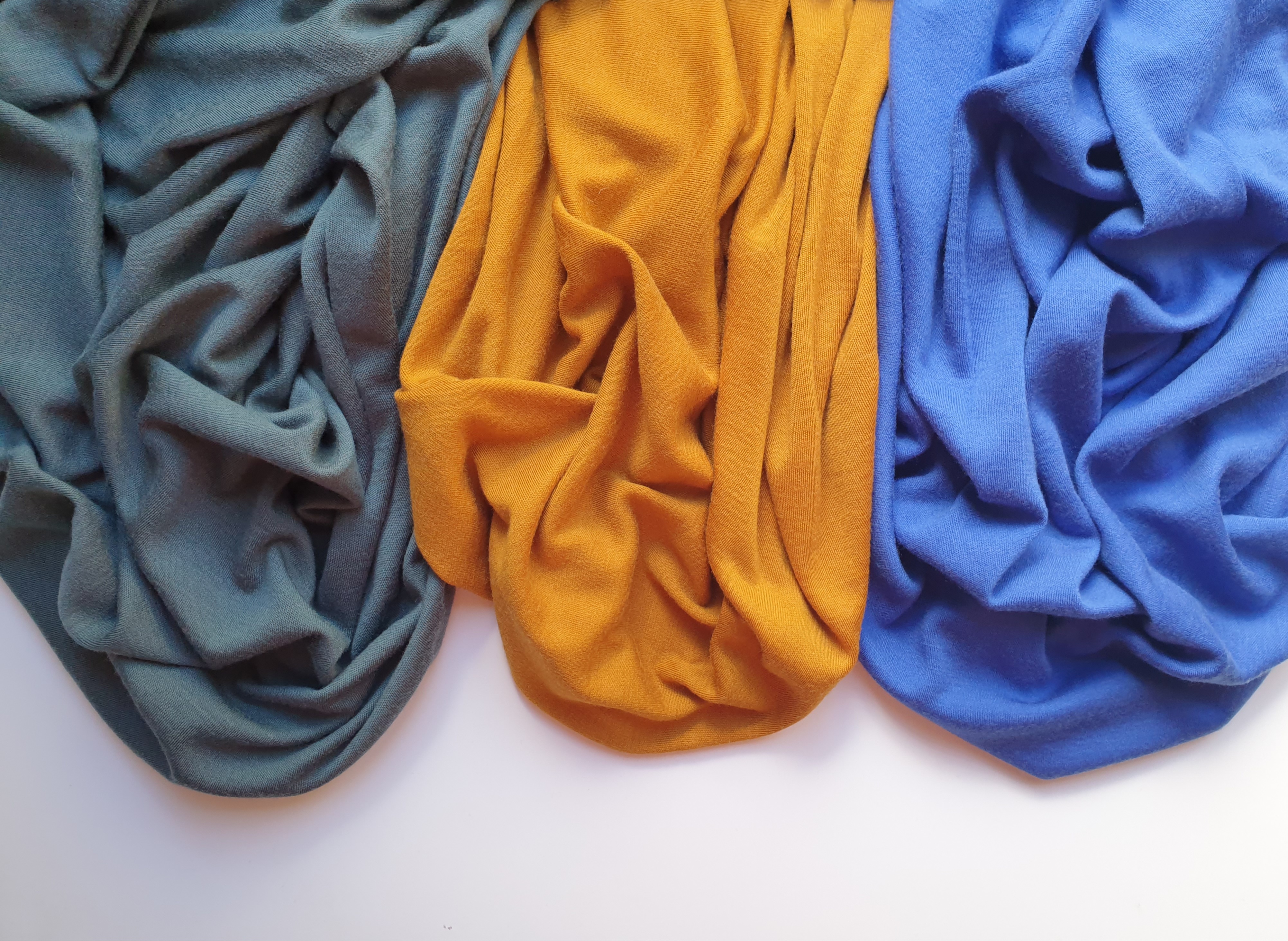 B-WARE Merino Interlock Senfgelb  