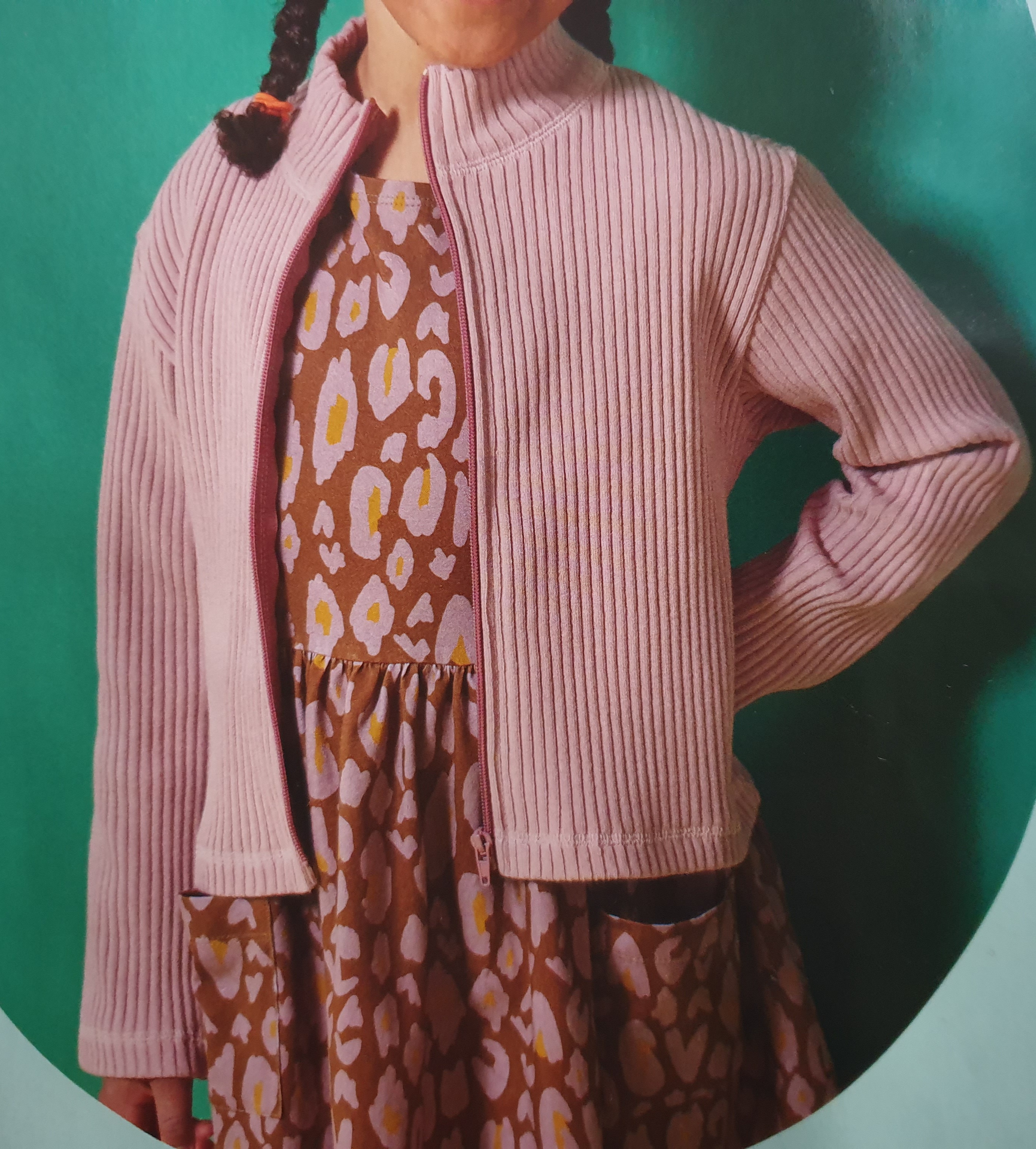 Wollbündchen 2 in 1 Bordeaux