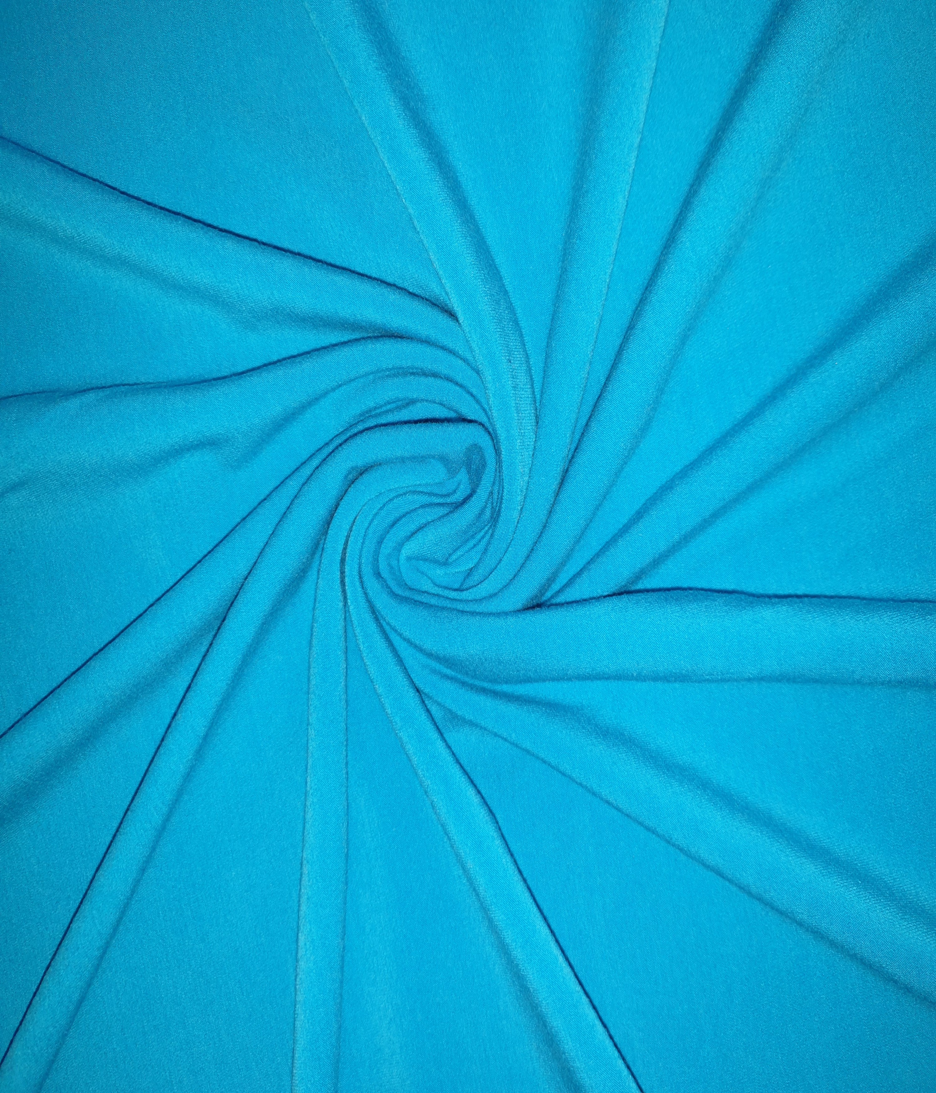 Dickerer Merino Singlejersey Karibikblau