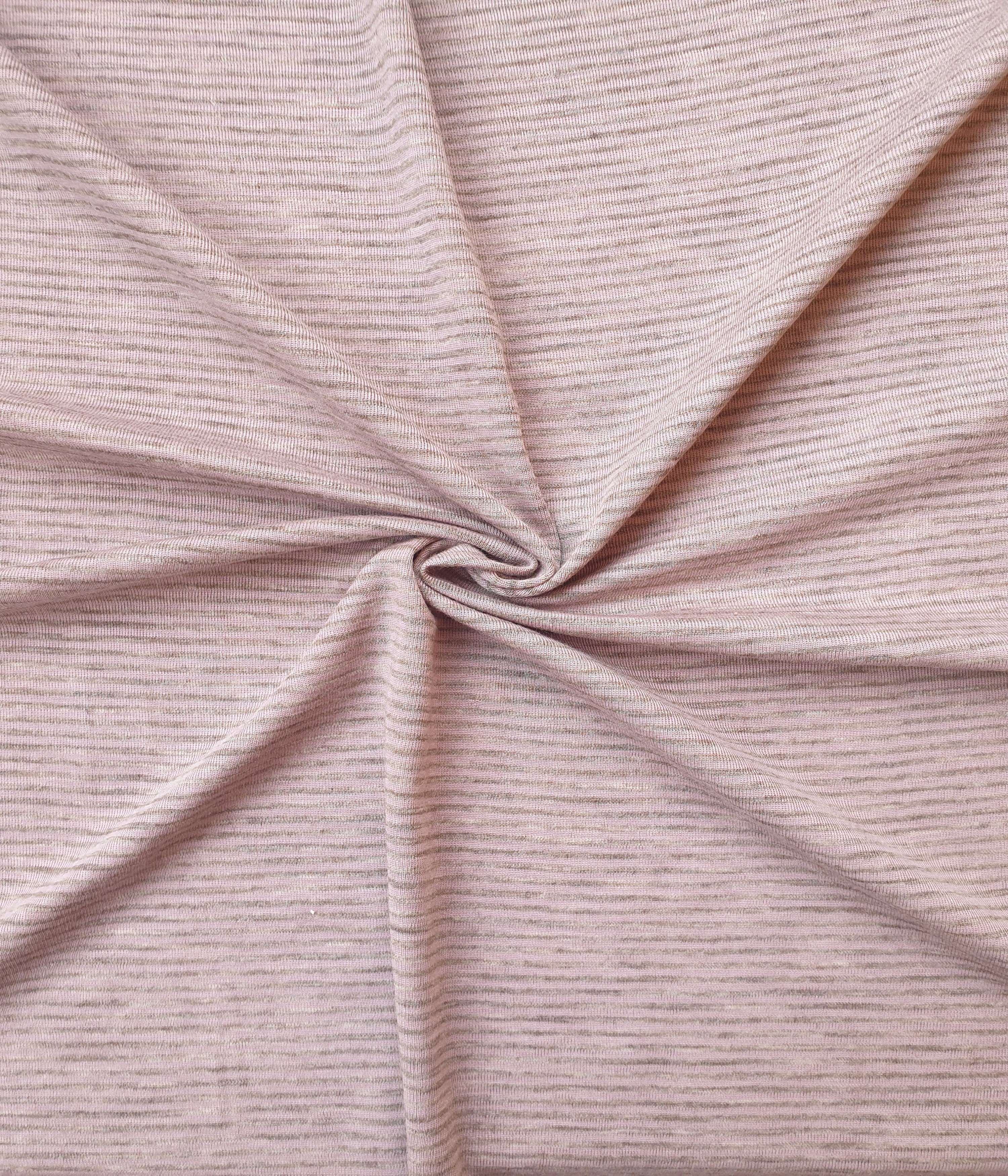 75 cm Bio Wolle / Seide Jersey Mandelblüte / Grau Melange 