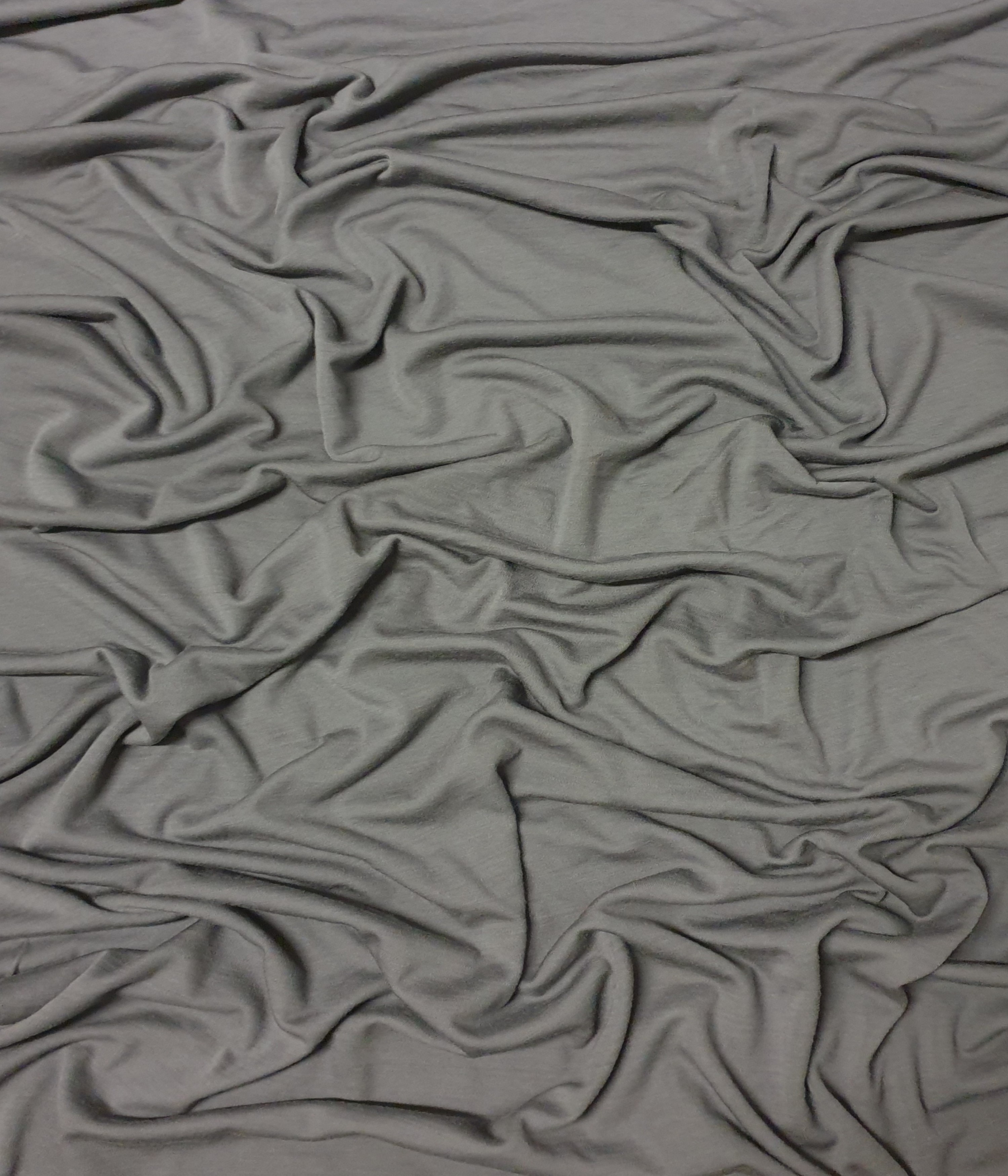 Merino Interlock Mausgrau