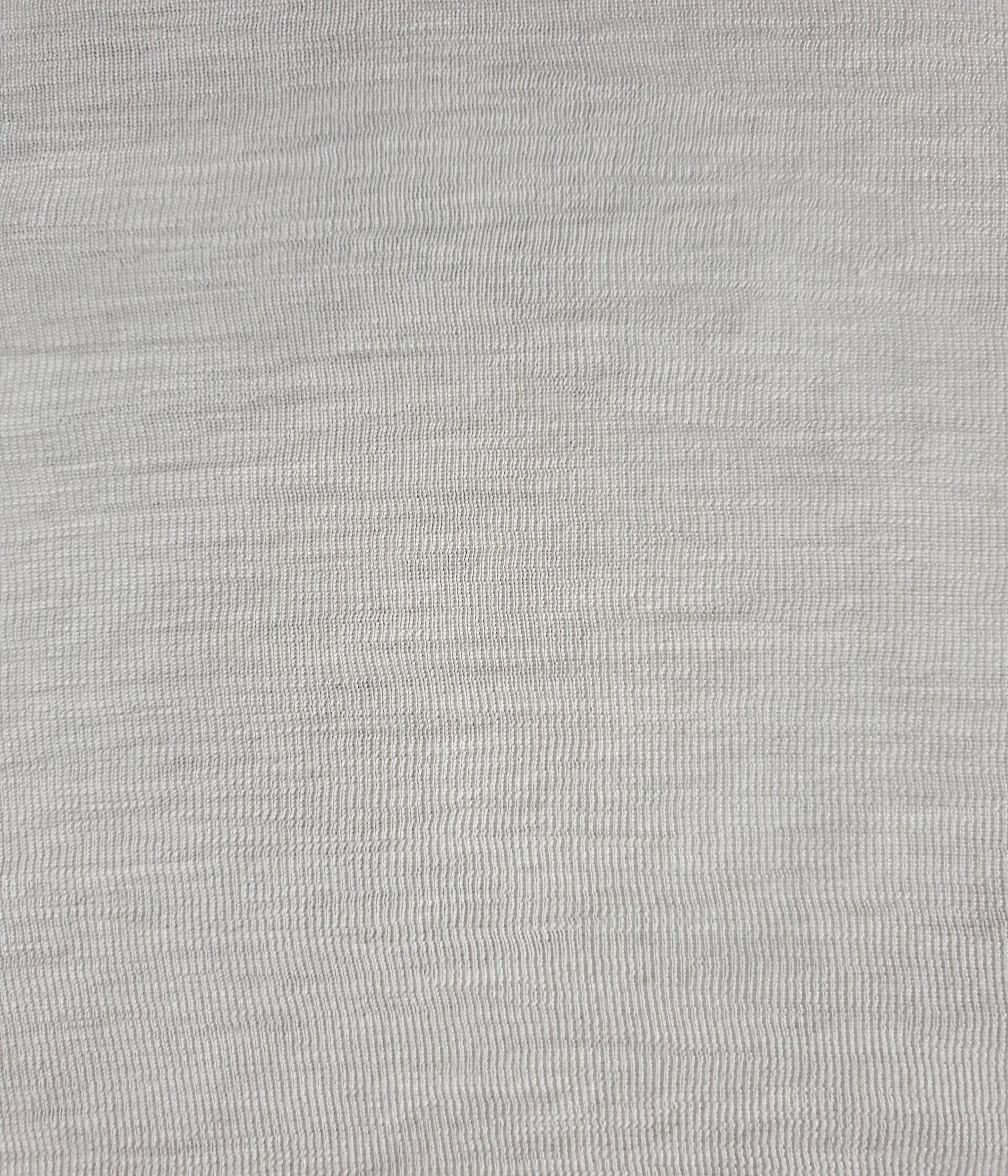 Bio  Wolle / Seide Jersey - Wollweiß ( kbT )