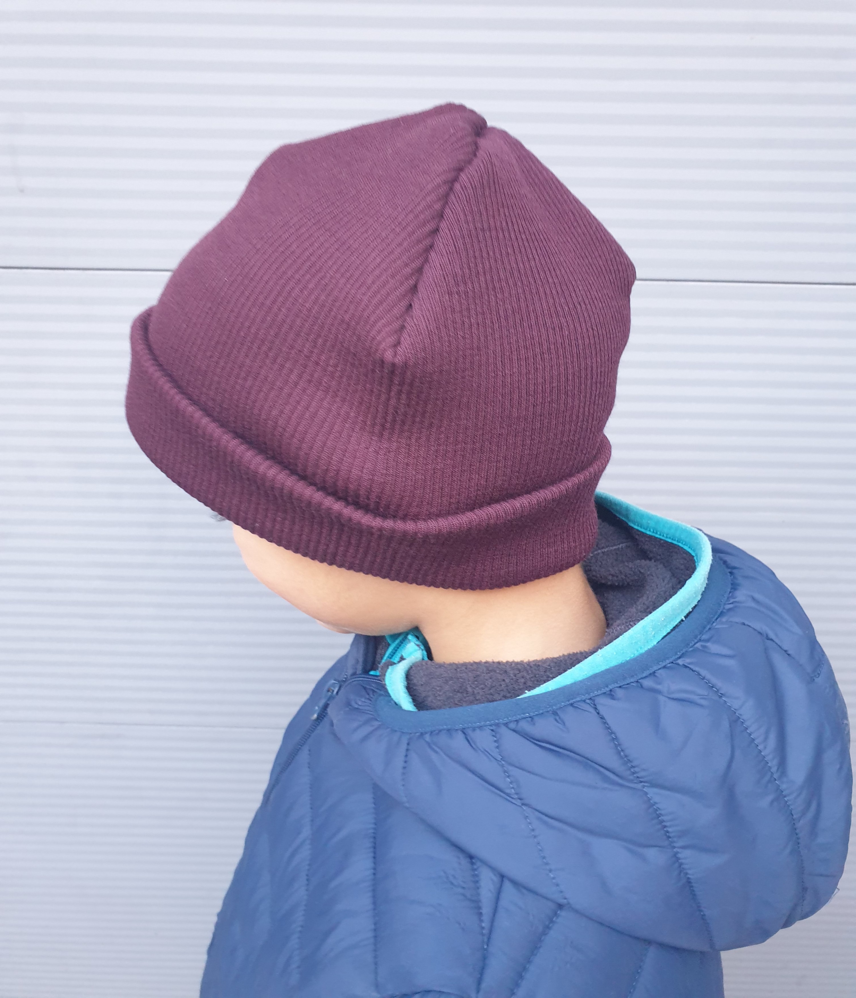 Wollbündchen 2 in 1 Violett