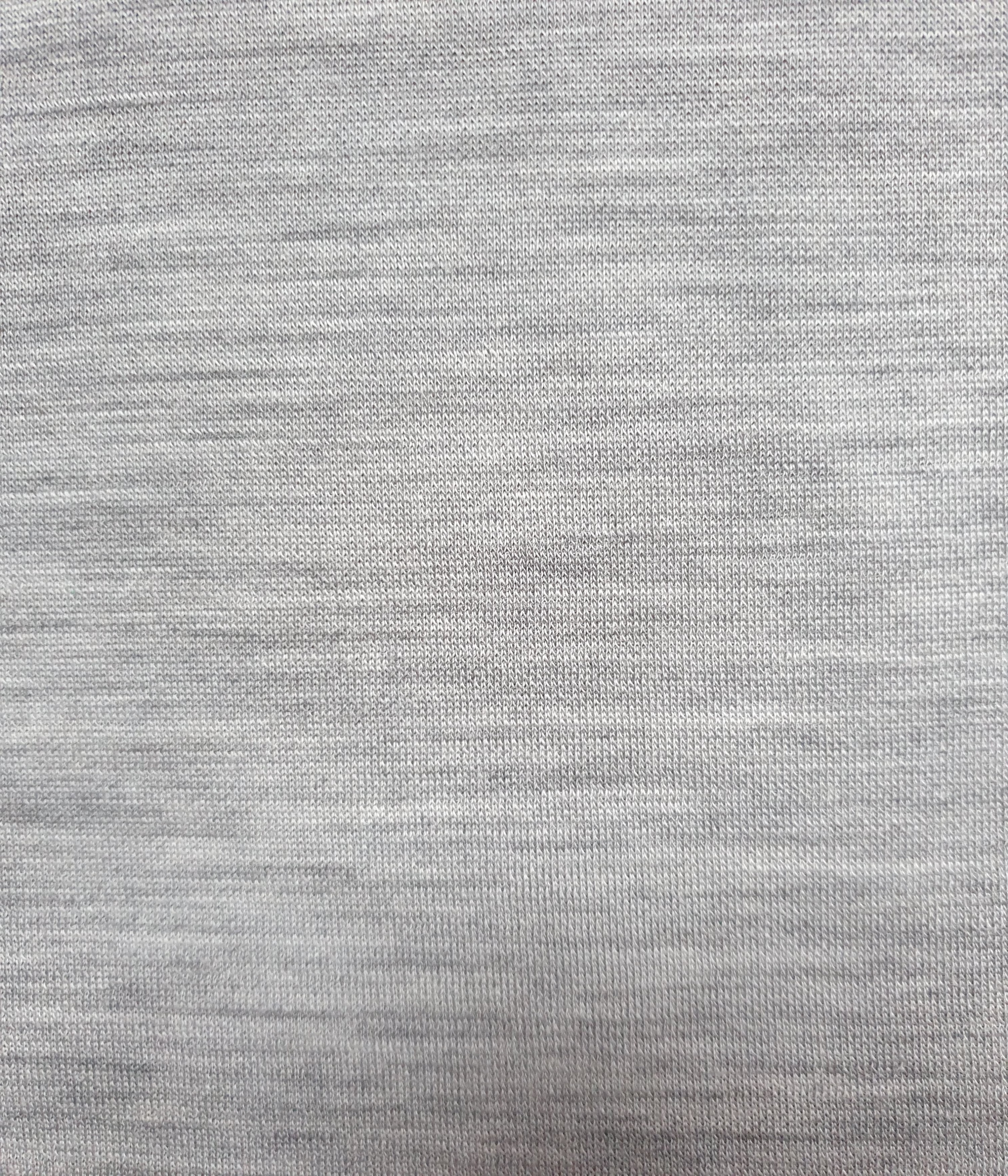 Merino Interlock Grau meliert