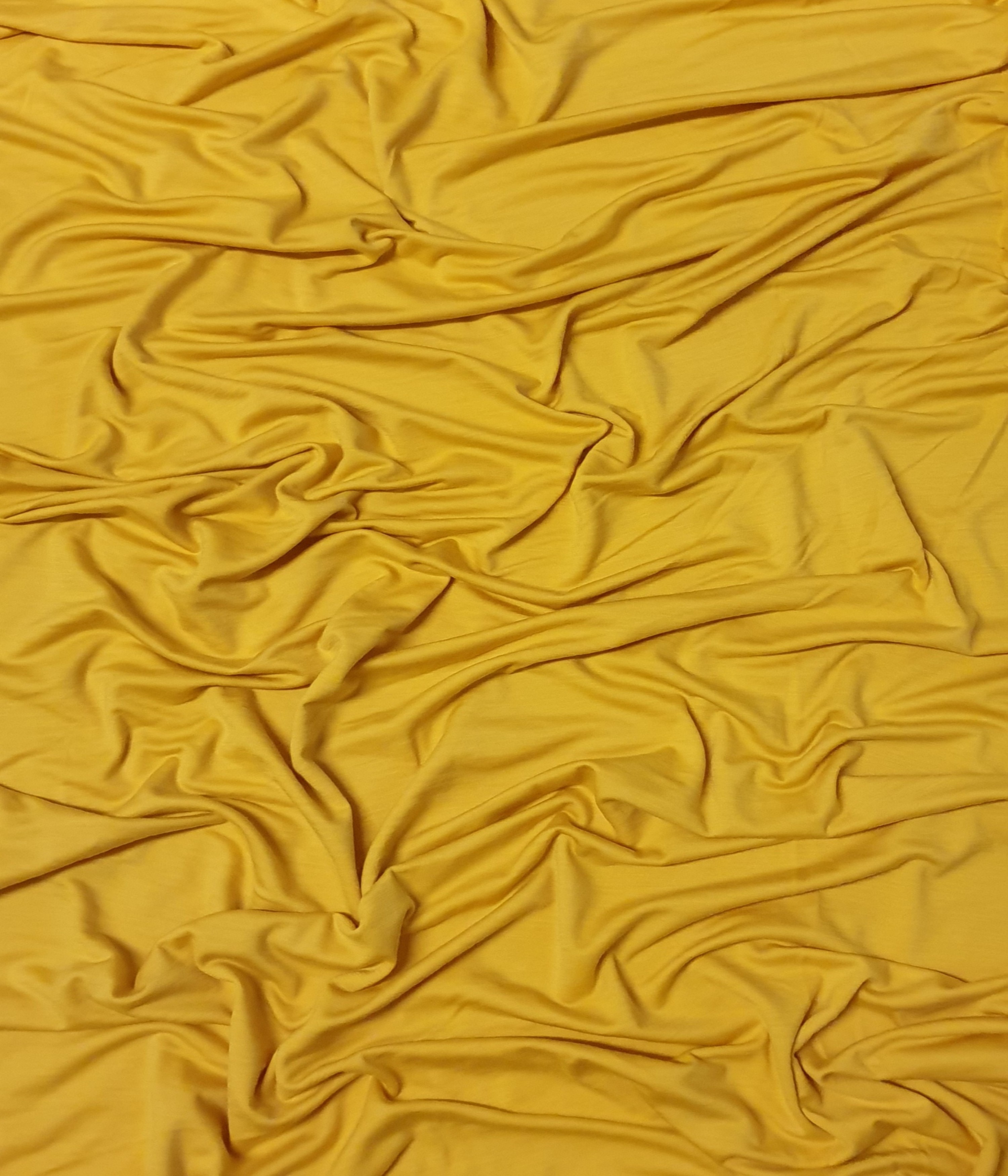 85 cm Merino Singlejersey Safrangelb 